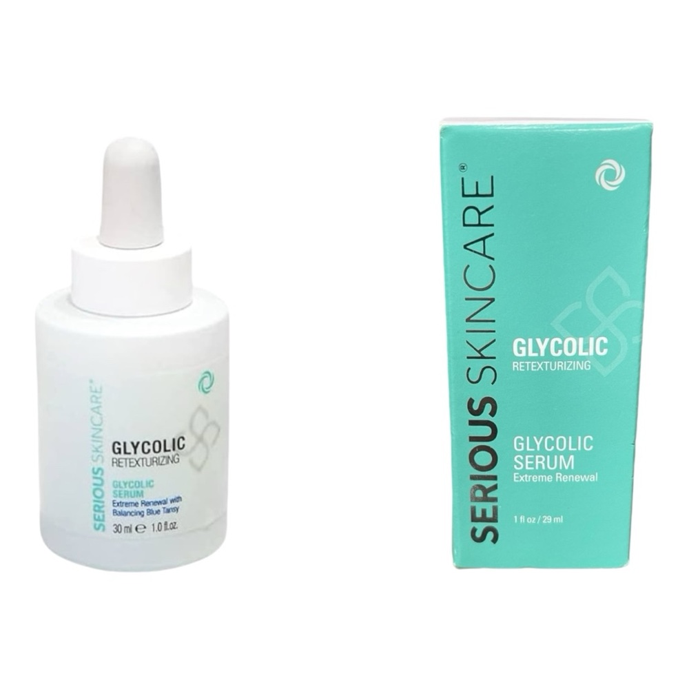 SERIOUS SKINCARE Glycolic Acid Retexturizing Extreme Renewal Serum 1fl oz/29 ml